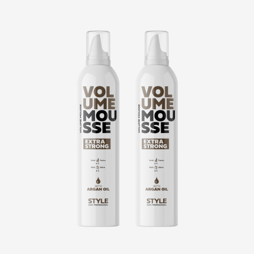 Dusy Duopaket Volume Mousse Extra Strong Argan 400ml